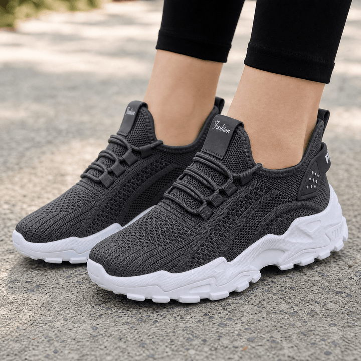 Airessa – Breathable Mesh Sneakers for All Day Comfort Dark gray / 6