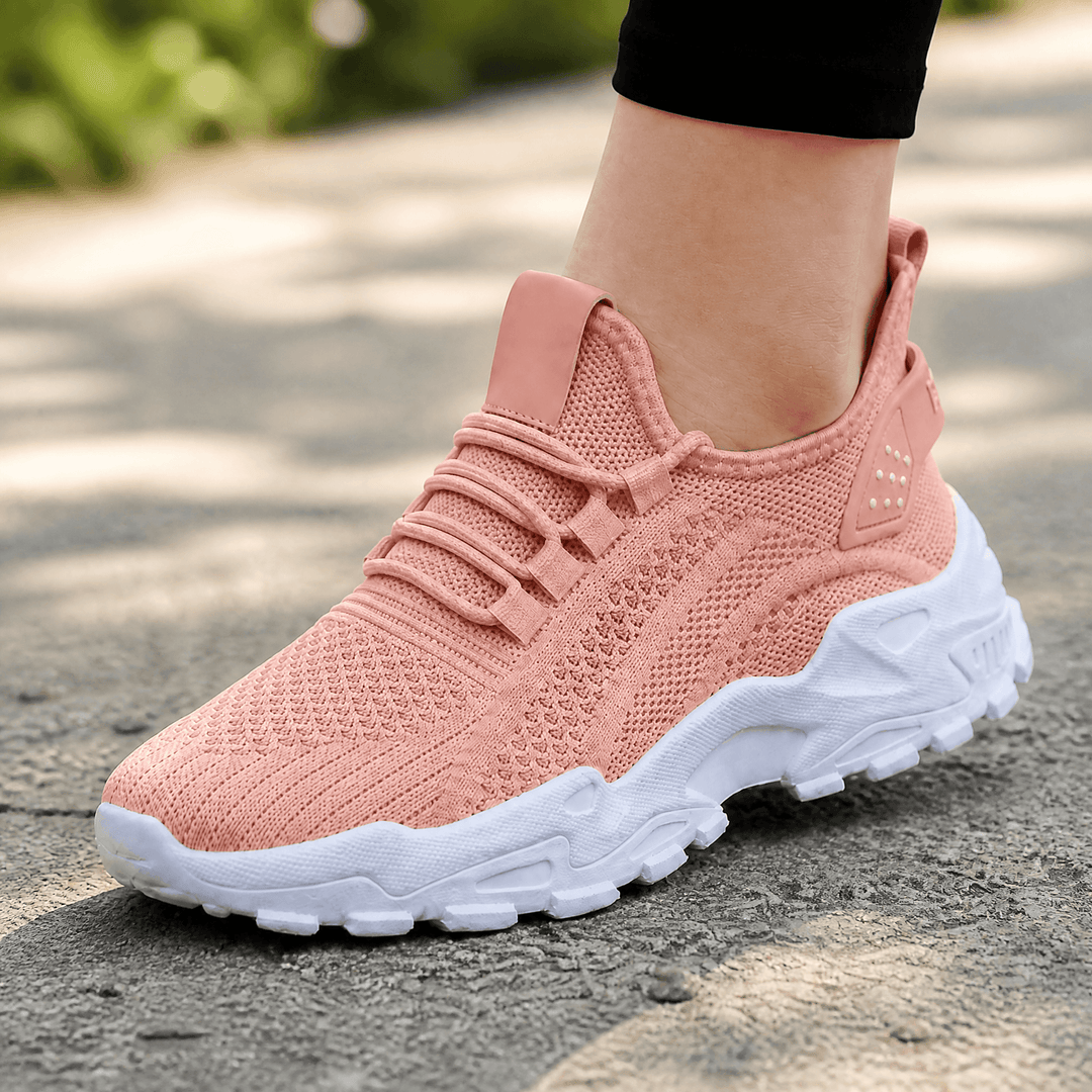 Airessa – Breathable Mesh Sneakers for All Day Comfort Pink / 6