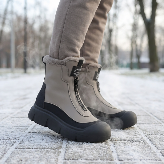 Thermastride™ – Insulated Zip Winter Boots