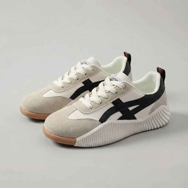 Stradia - Women's Retro Platform Sneakers for All Day Comfort