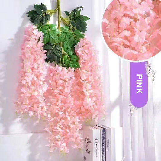 Florenza™ - Artificial Wisteria Flowers For an Elegant Home (12 Pieces)