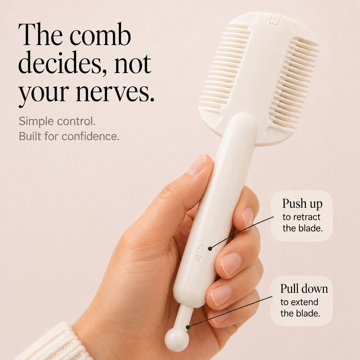 Fringelock – Four-Gear Safety Guard Hair Trimming Comb (2Pcs)
