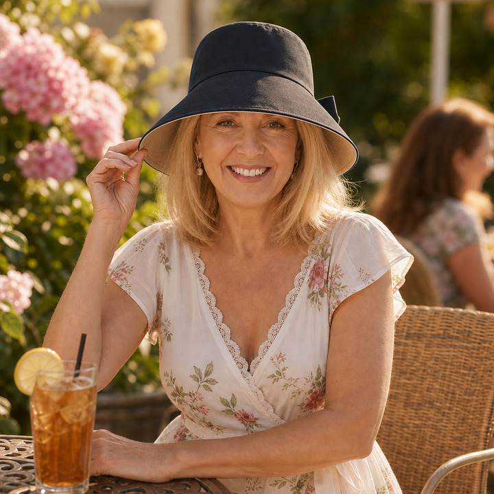 Wearbella – Bowknot Wide Brim Packable Sun Hat