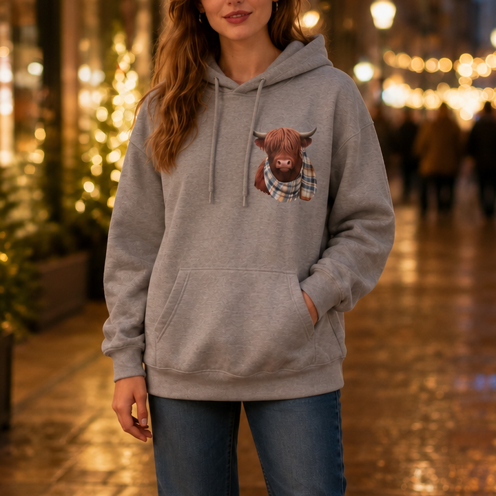 Highlander – Highland Cow Print Hoodie