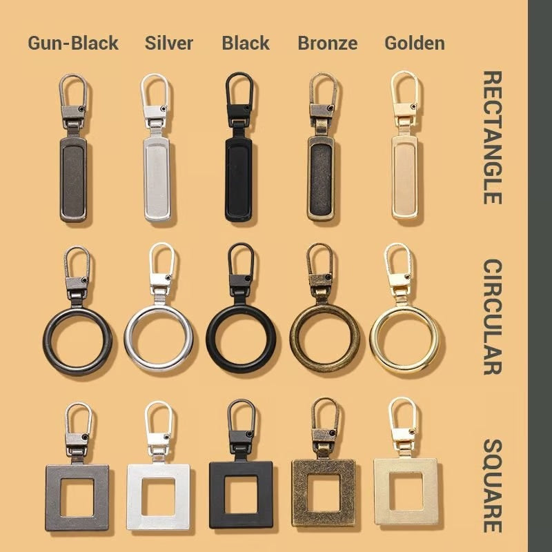 ZipFix™ - Tool-Free Detachable Zipper Pulls (5+5 Free)