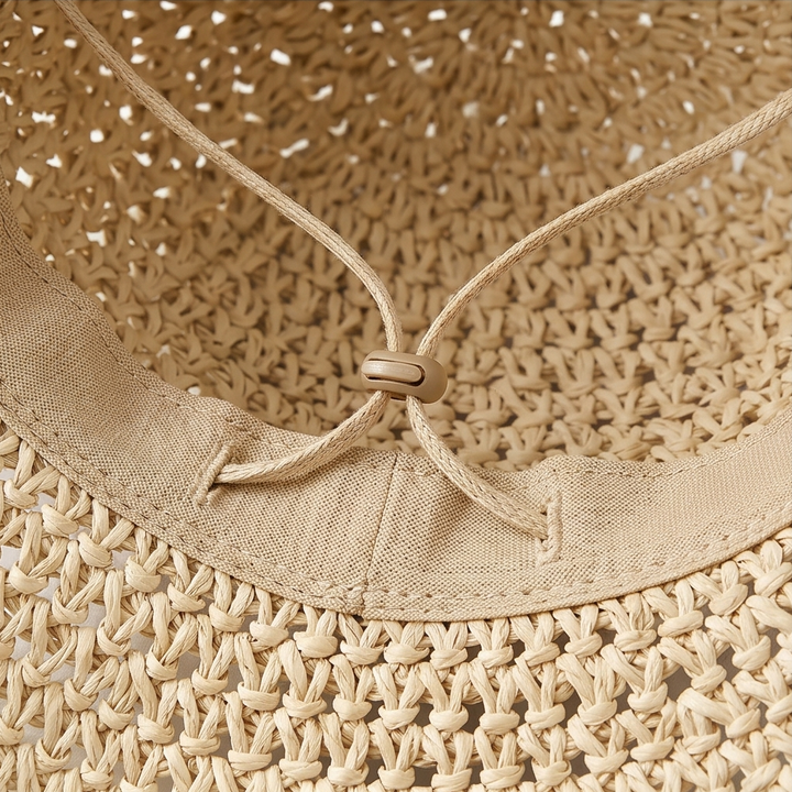 Bellabrim – Woven straw hat with bow detail