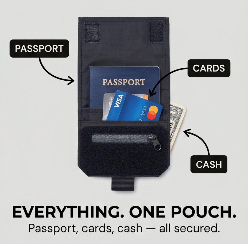 Beltora – Slim Belt Wallet for Hidden Carry