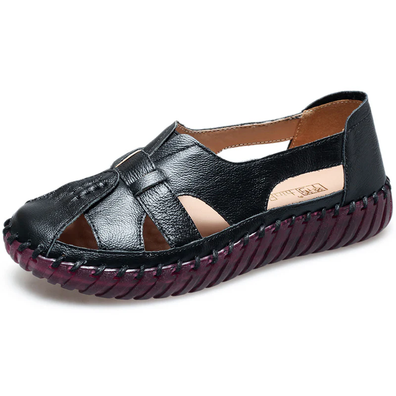 Solara – Women's Hand Stitched Leather Comfort Sandals
