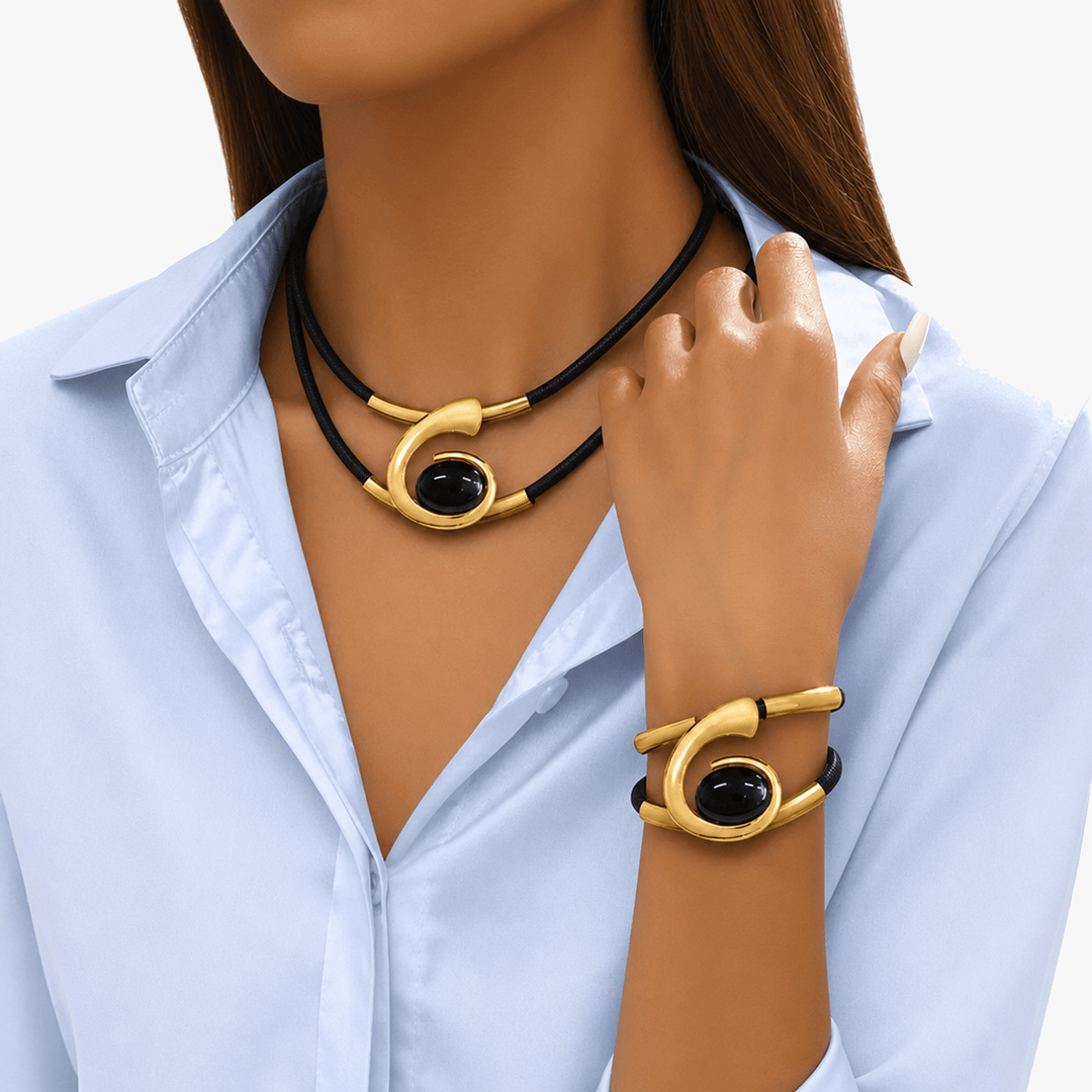 Solmera - Boho Necklace and Bracelet Set