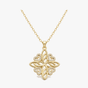 Elowen – Crystal Celtic Knot Necklace