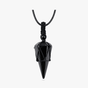 Noctera – Macramé-Wrapped Obsidian Pendant