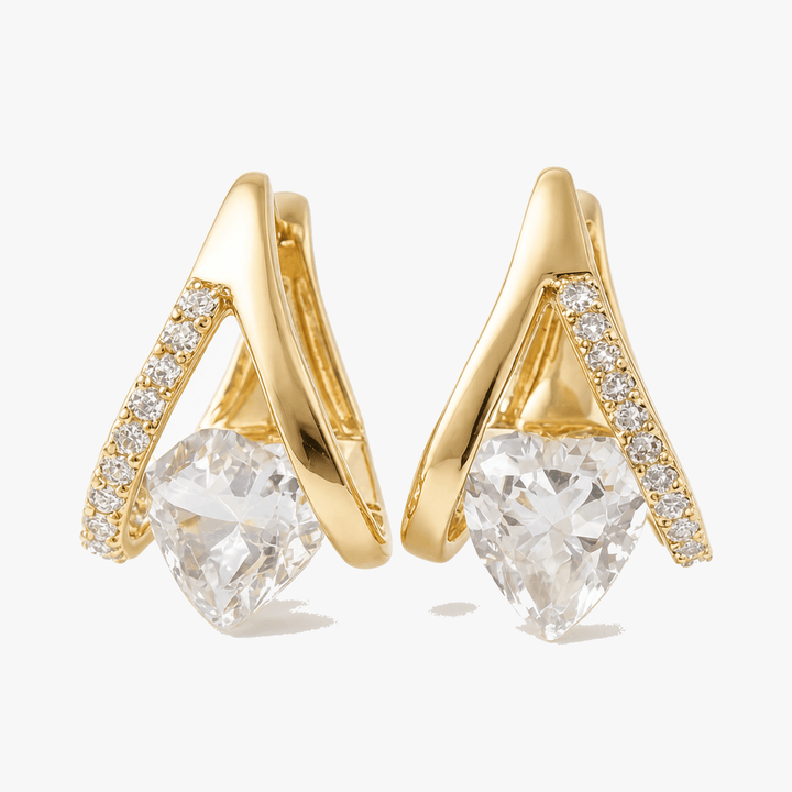 Lunavia – V-Frame Heart Earrings
