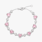 Lunavia – Heart Crystal Halo Bracelet