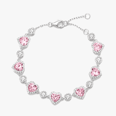 Lunavia – Heart Crystal Halo Bracelet