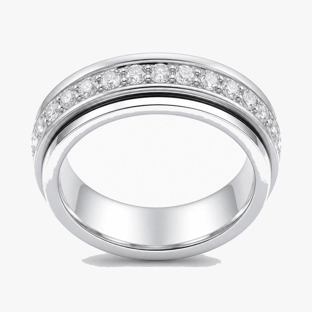 Serenova Rotating Zirconia Spinner Ring