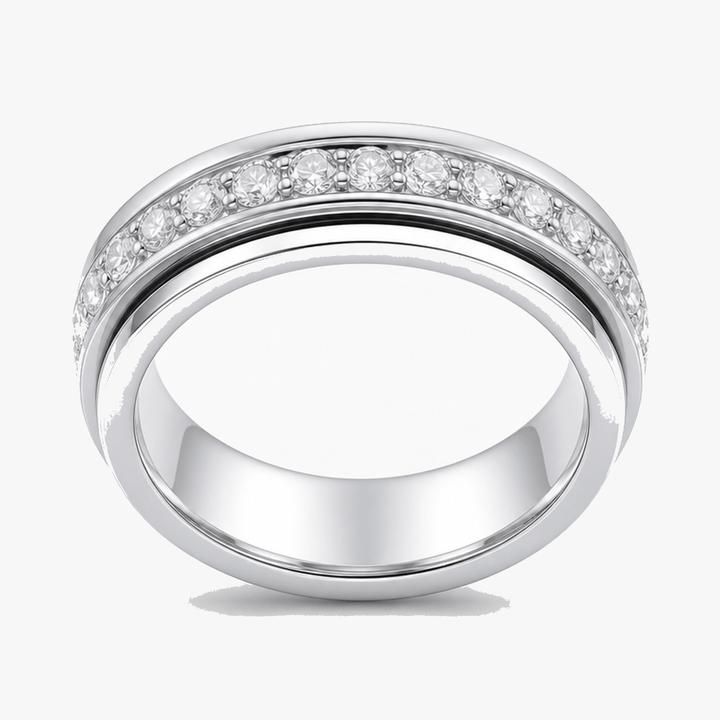 Serenova Rotating Zirconia Spinner Ring
