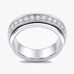 Serenova Rotating Zirconia Spinner Ring