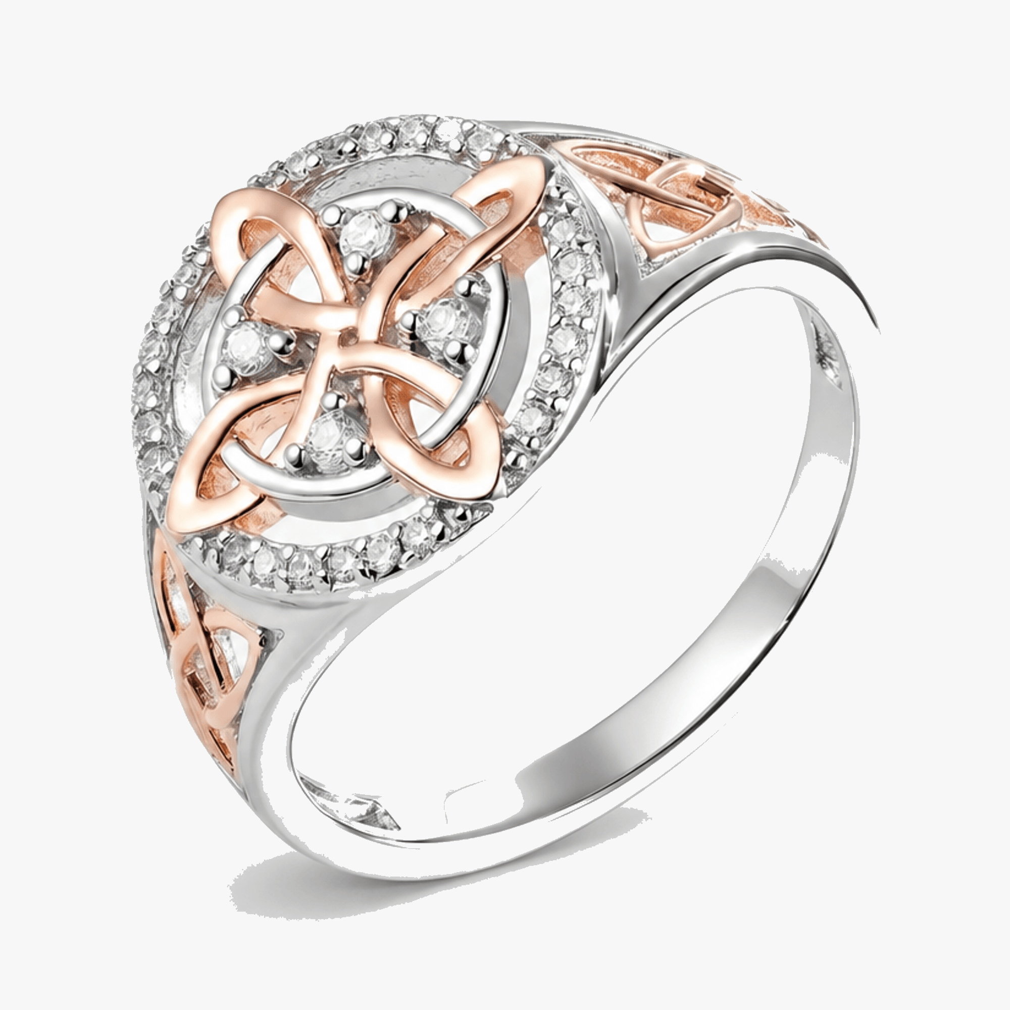 Keltara Two Tone Celtic Protection Ring – Clarendale