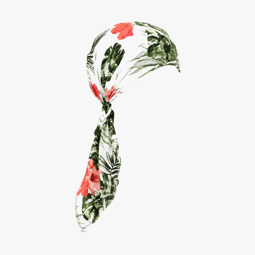 Florenza – Pre-Tied Floral Head Scarf Turban, Soft Elastic, 6 Prints