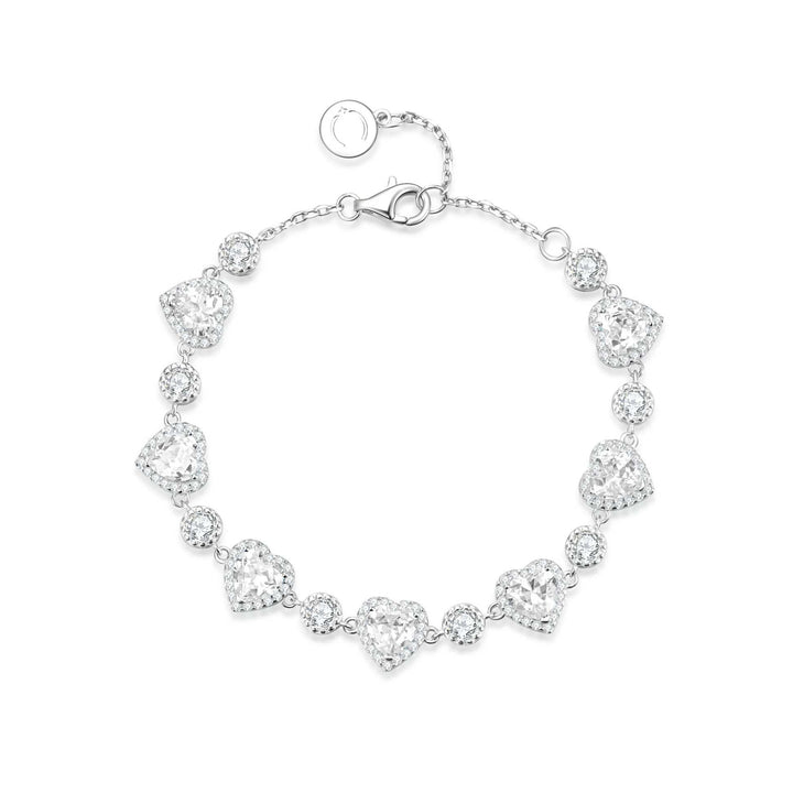 Lunavia – Heart Crystal Halo Bracelet