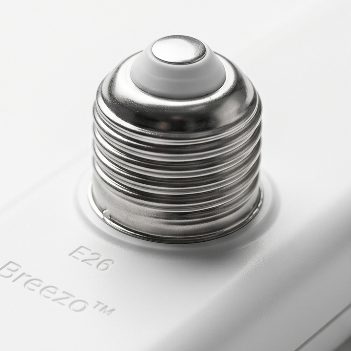 Breezo – Screw-In Ceiling Fan with LED Light