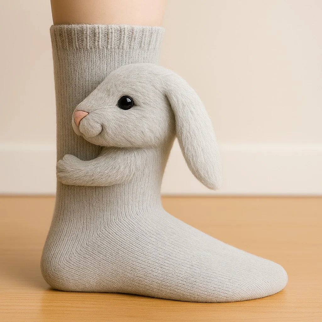 Floopi™ – Warm 3D Animal Knit  Socks  (1+1 Free)