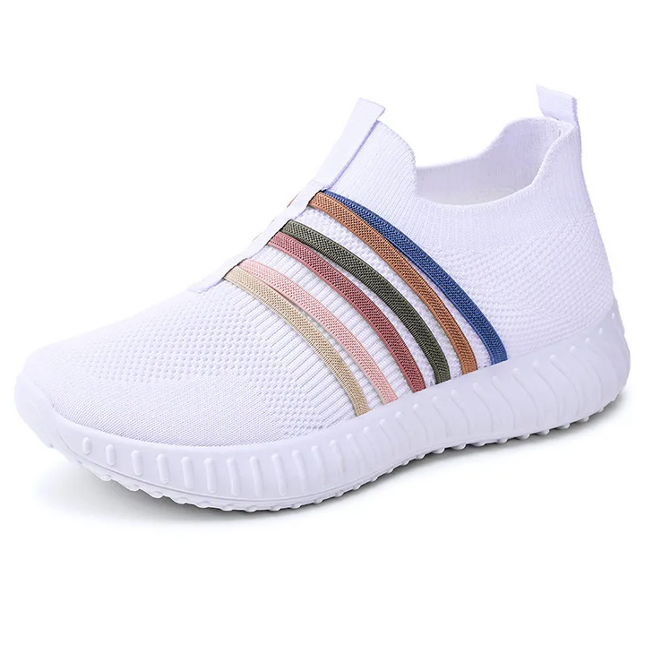 Steplia – Women's Breathable Mesh Slip-On Sneakers