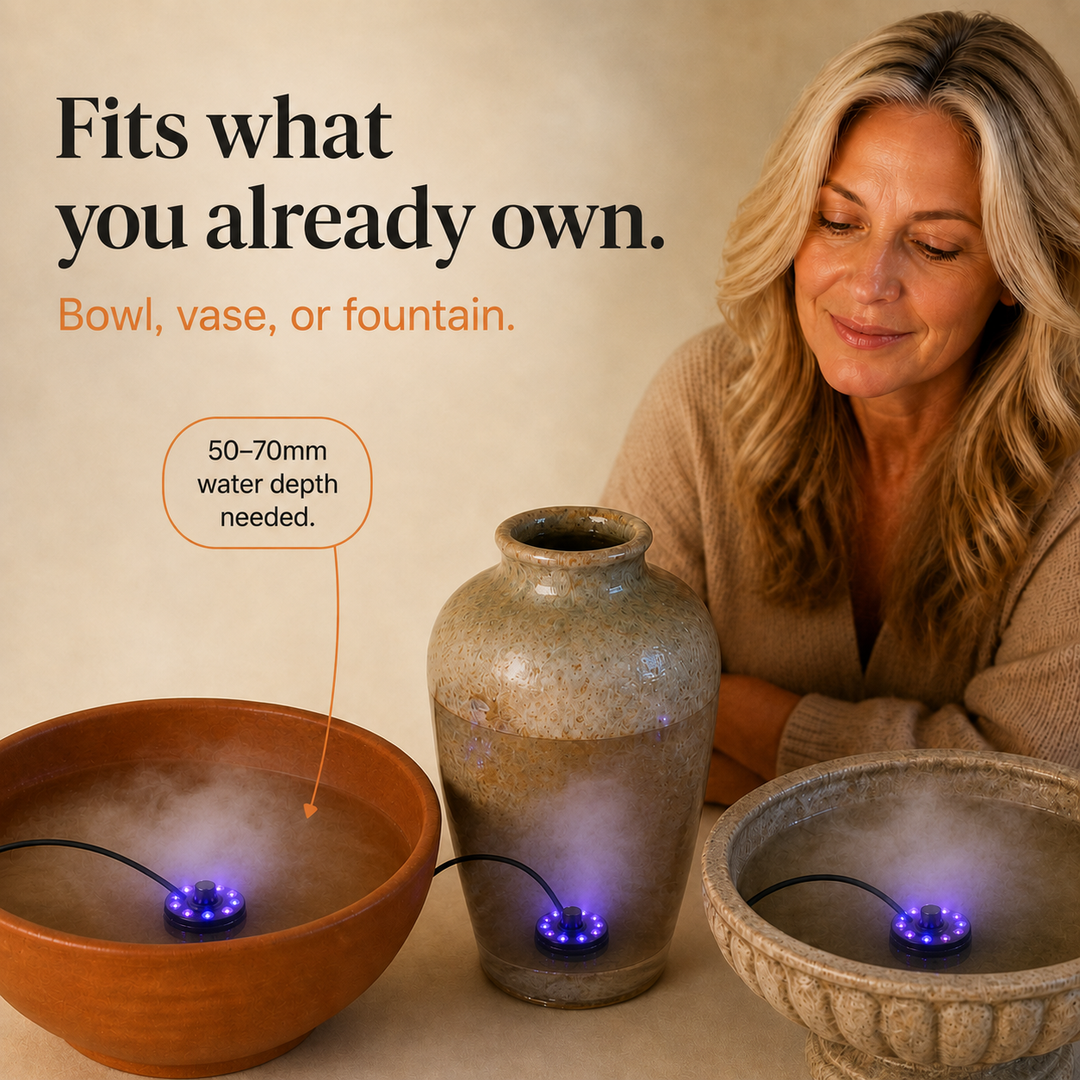 Mistlume – 12-LED Color-Changing Ultrasonic Mist Maker