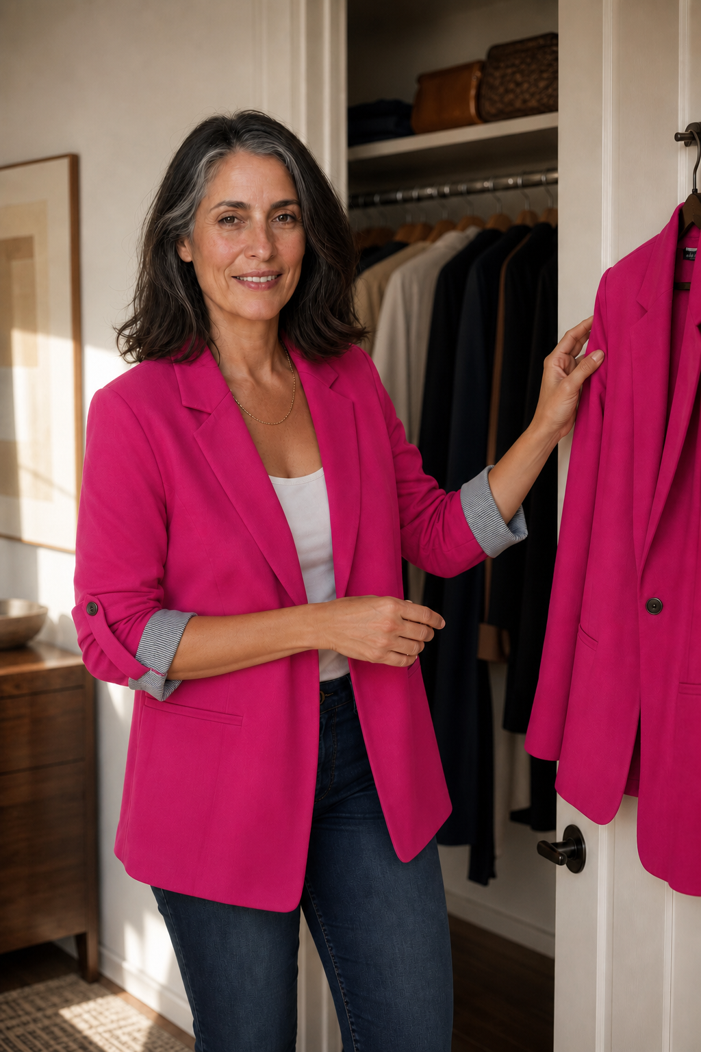Structria – Soft-Knit Structured Lapel Blazer Cardigan