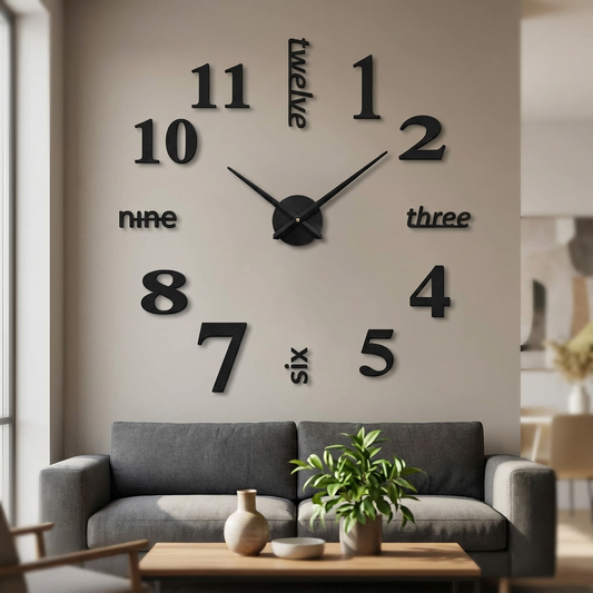Numeris™ – Creative Wall Clock for Modern Spaces