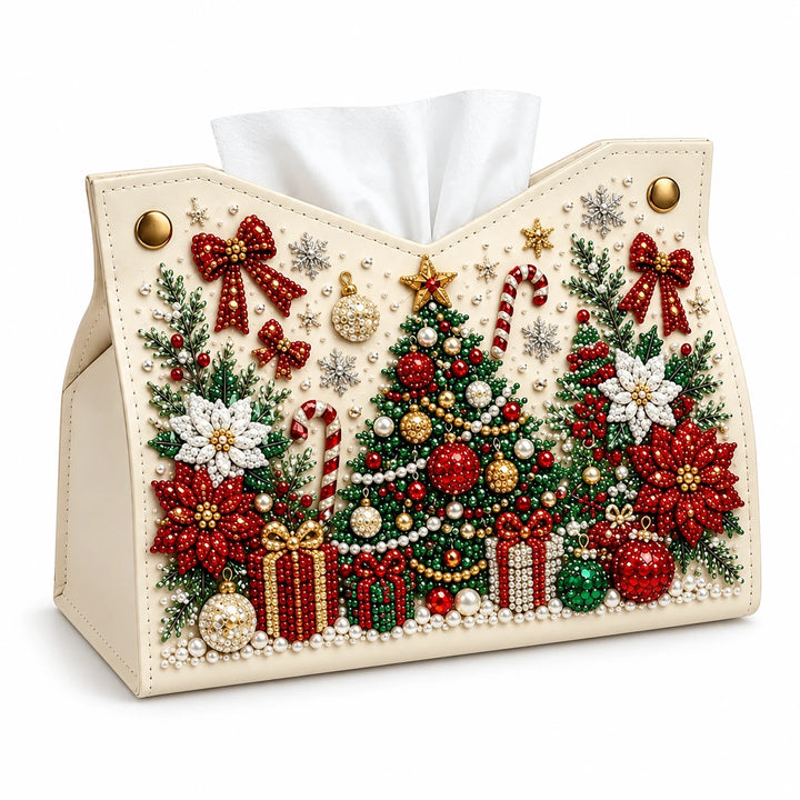 Merry Mosaic – Santa Diamond Painting Tissue Box Cover