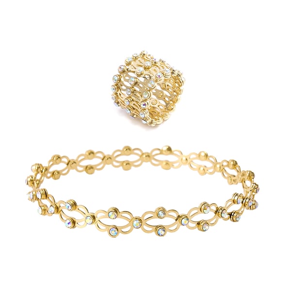 Reveria – Foldable Zirconia Ring to Bracelet