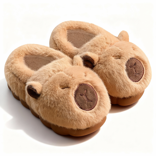 Snugbara™ – Cozy Soft Capybara Slippers for Home