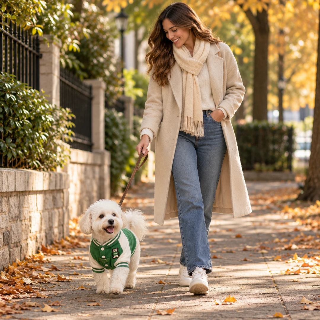 Pawswell – Varsity Snap-Front Dog Jacket