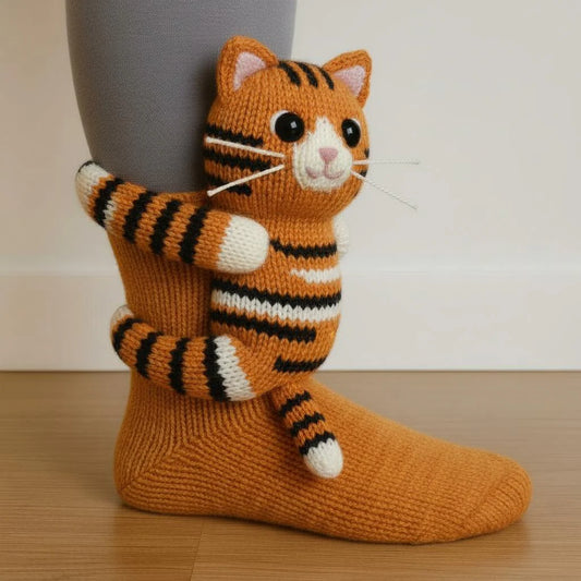Floopi™ – Warm 3D Animal Knit  Socks  (1+1 Free)