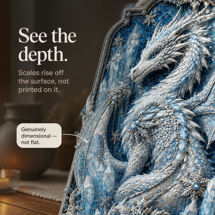Dragonelle – 3D Crystal Dragon Diamond Art Kit