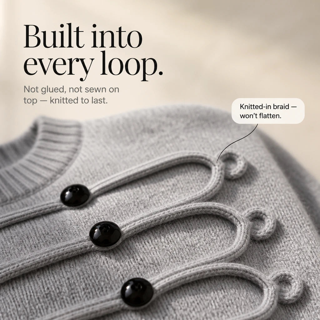 Cabledelle – Braided Crew-Neck Sweater