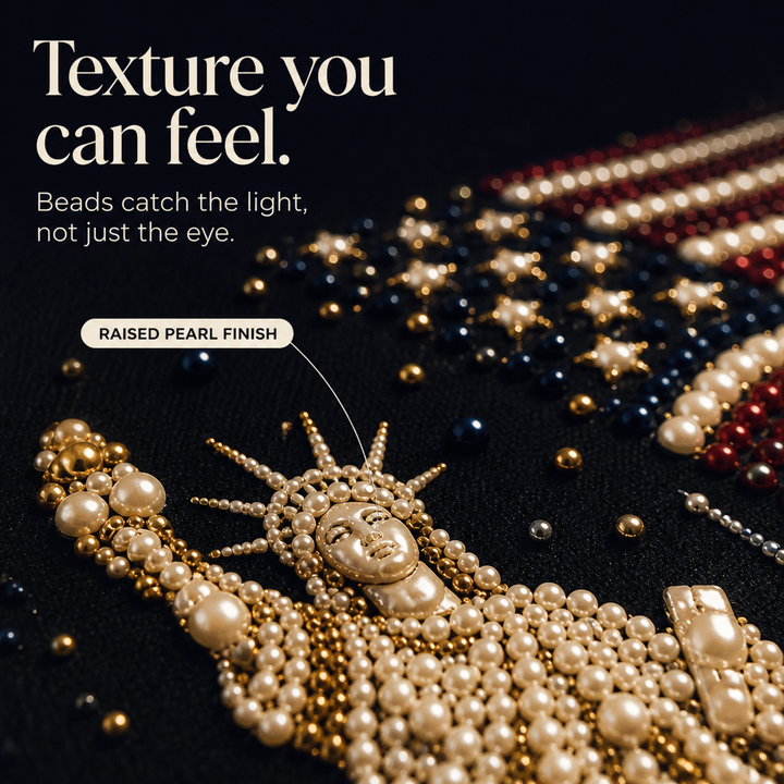 Starweave – 5D Pearl Bead American Flag Art Kit