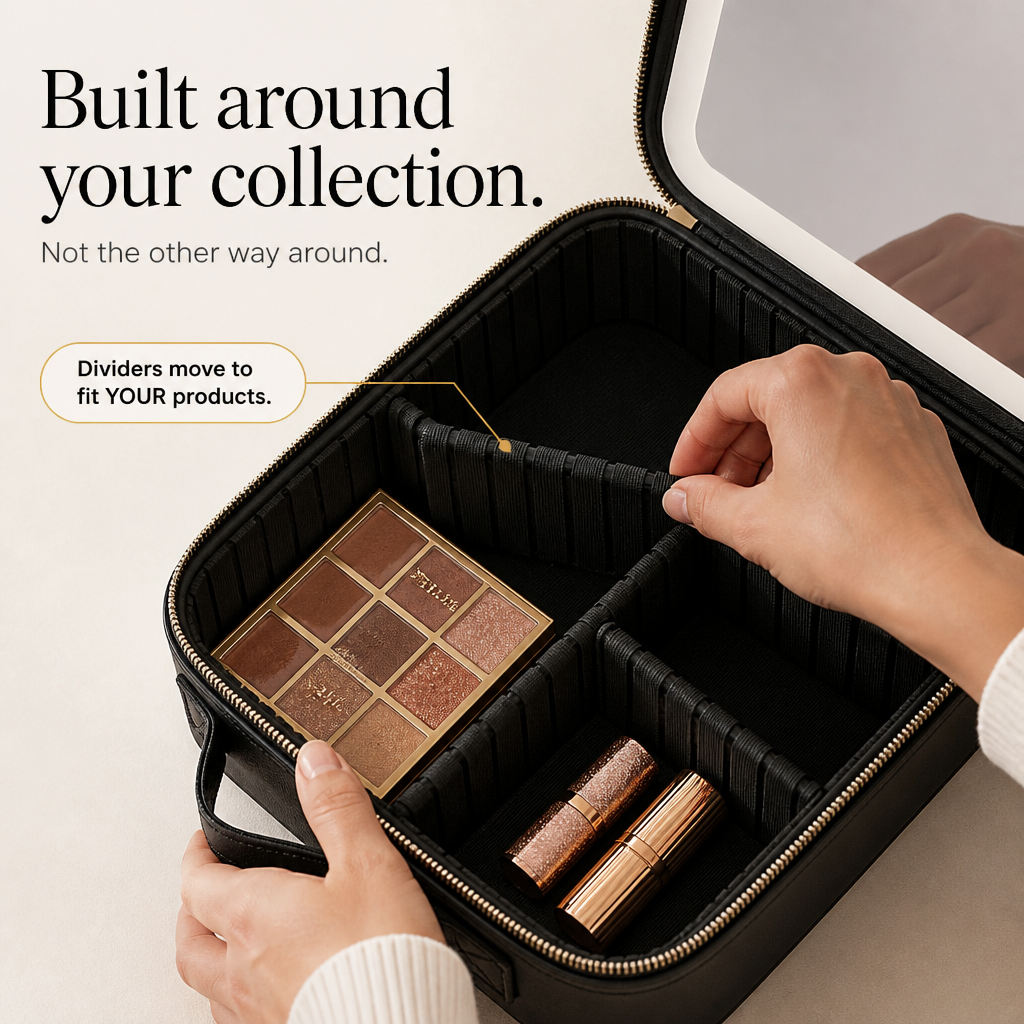 Luminelle – Portable Vanity Case With Lighted Mirror