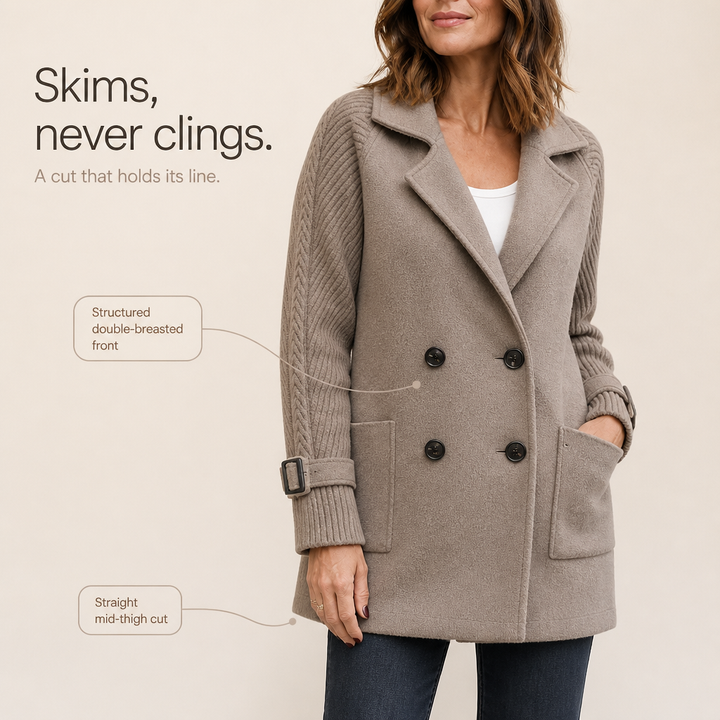 Doubletake – Double-Breasted Lapel Coat