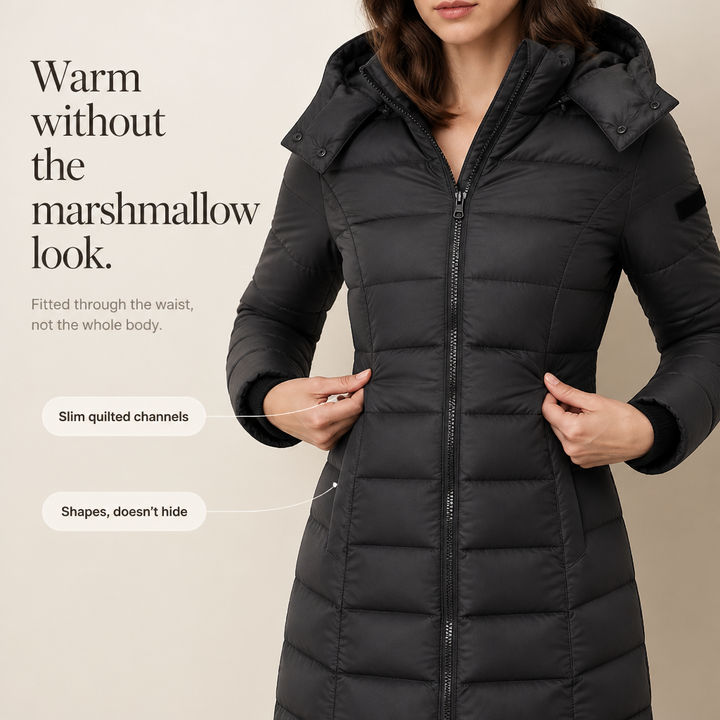 Wearbella – Fill Down Mid-Length Puffer Jacket