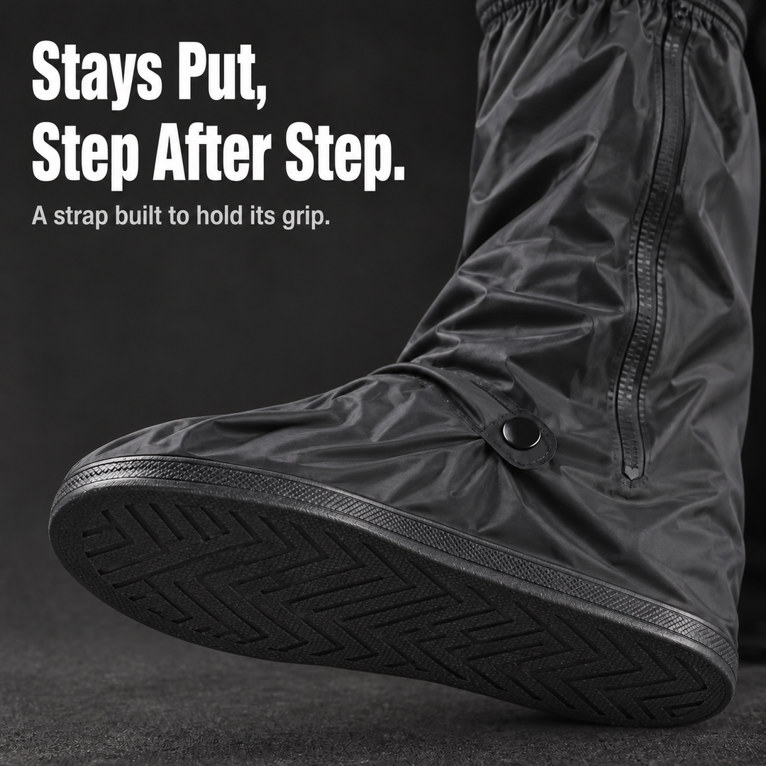 RainReady – Side-Zip Waterproof PVC Shoe Covers
