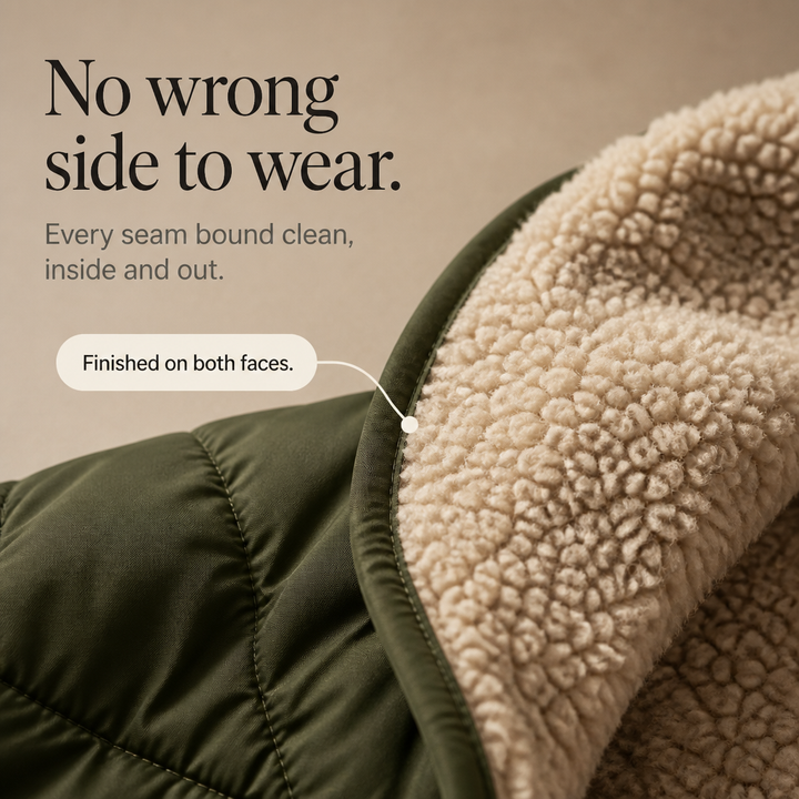 Wintervia – Reversible Sherpa Windproof Long Coat