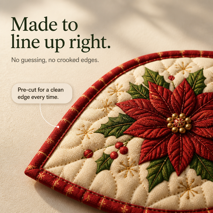 Stitchmas Bow Kit – DIY Fabric Santa Ornament Sewing Kit