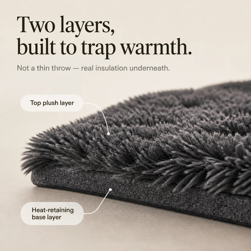 Hearthpaws – Double-Layer Plush Pet Blanket