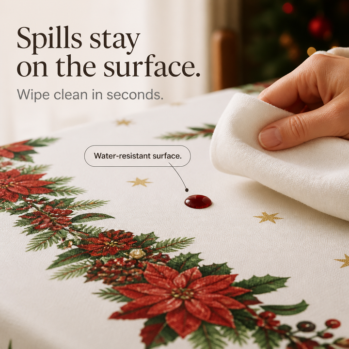Evermerry – Christmas Print Polyester Tablecloth