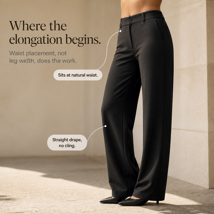Wearbella – High-Waisted Fluid Wide-Leg Trousers
