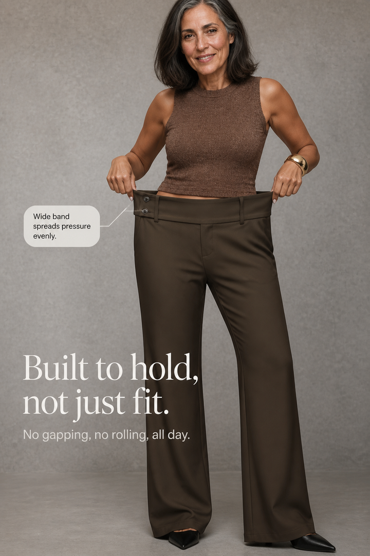 Nolamere – Wide-Leg High-Waisted Dress Trousers