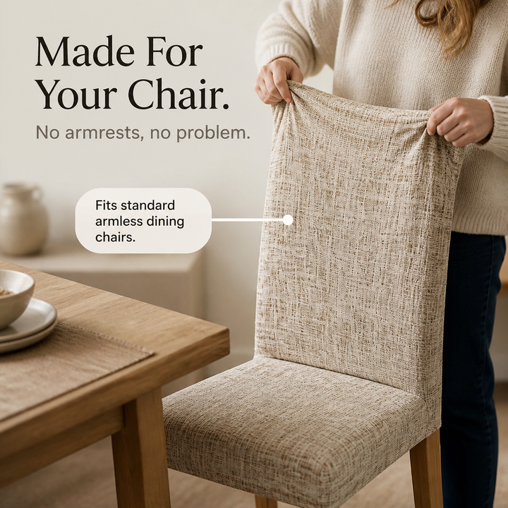 Snugback – Plaid Stretch Dining Chair Cover
