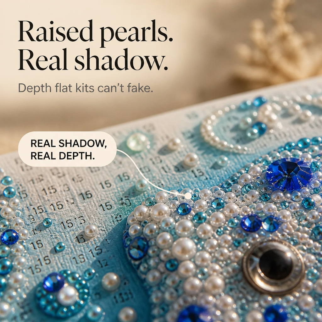 Pearlume – Jellyfish 3D Pearl Mosaic Art Kit